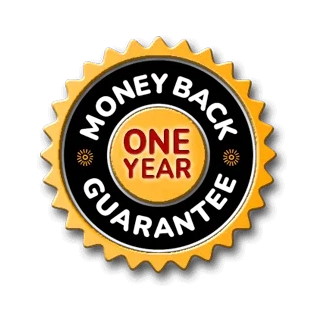 One-year money-back guarantee badge for NeuroPrime™